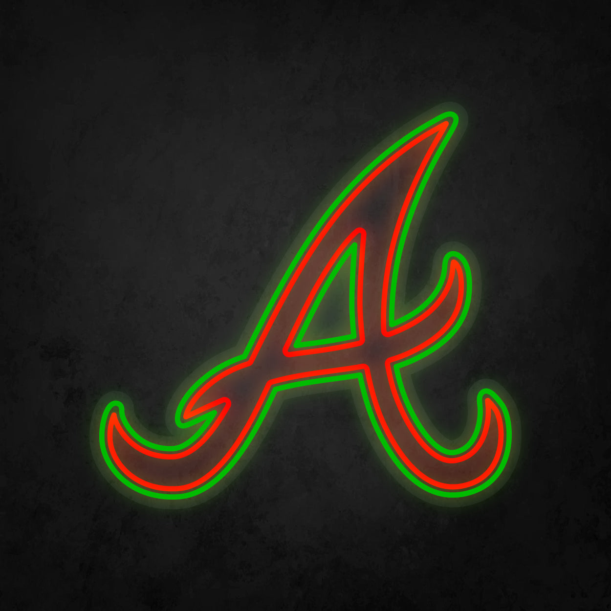 LED Neon Sign - Atlanta Braves Large