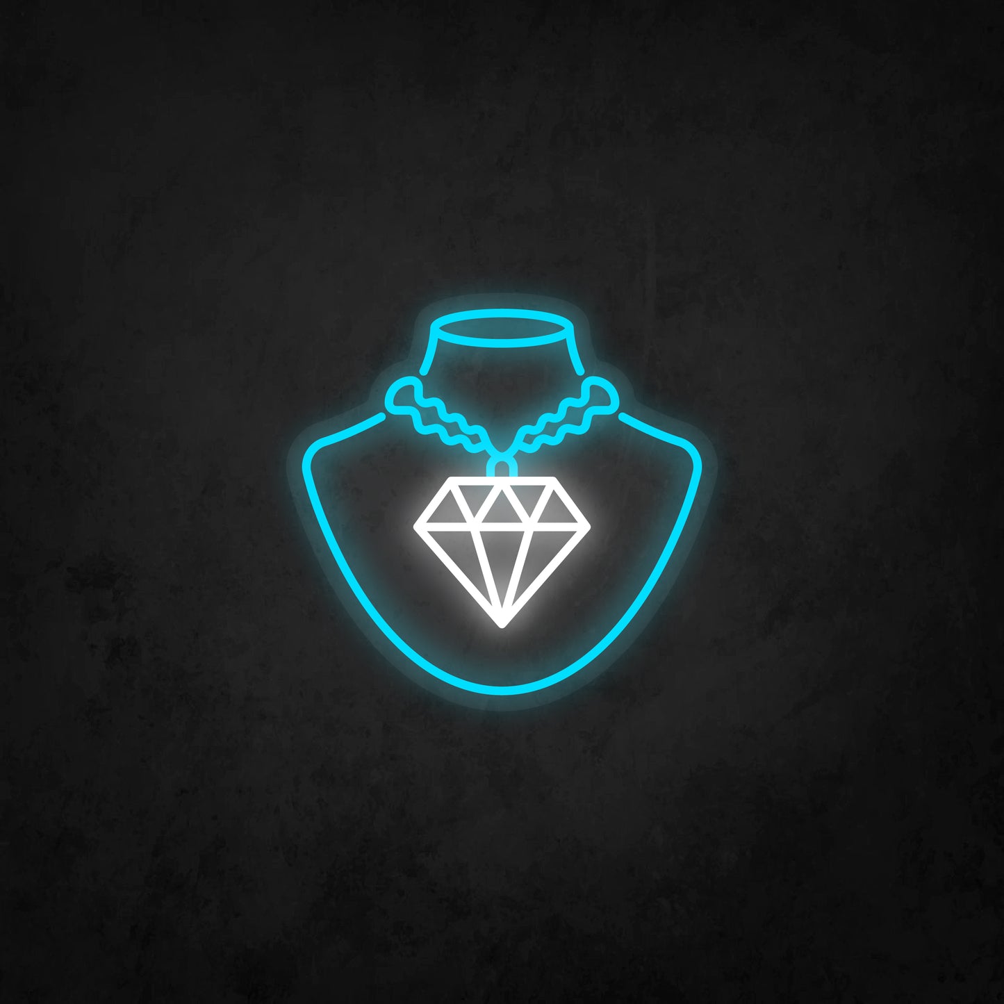 LED Neon Sign - Diamond Necklace