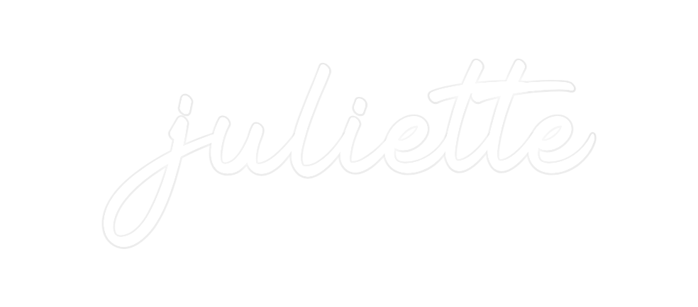 Custom Neon: juliette