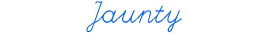 Custom Neon: Jaunty