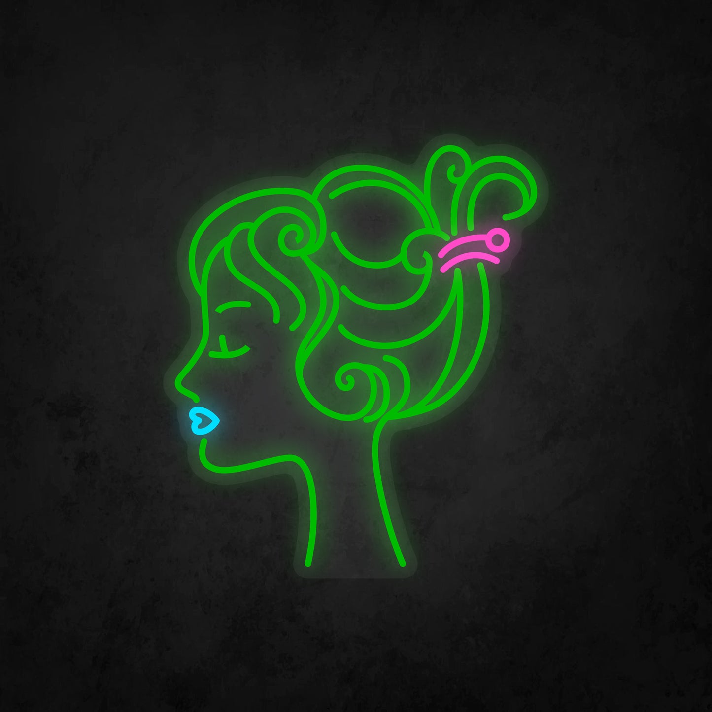 LED Neon Sign - Beauty Woman