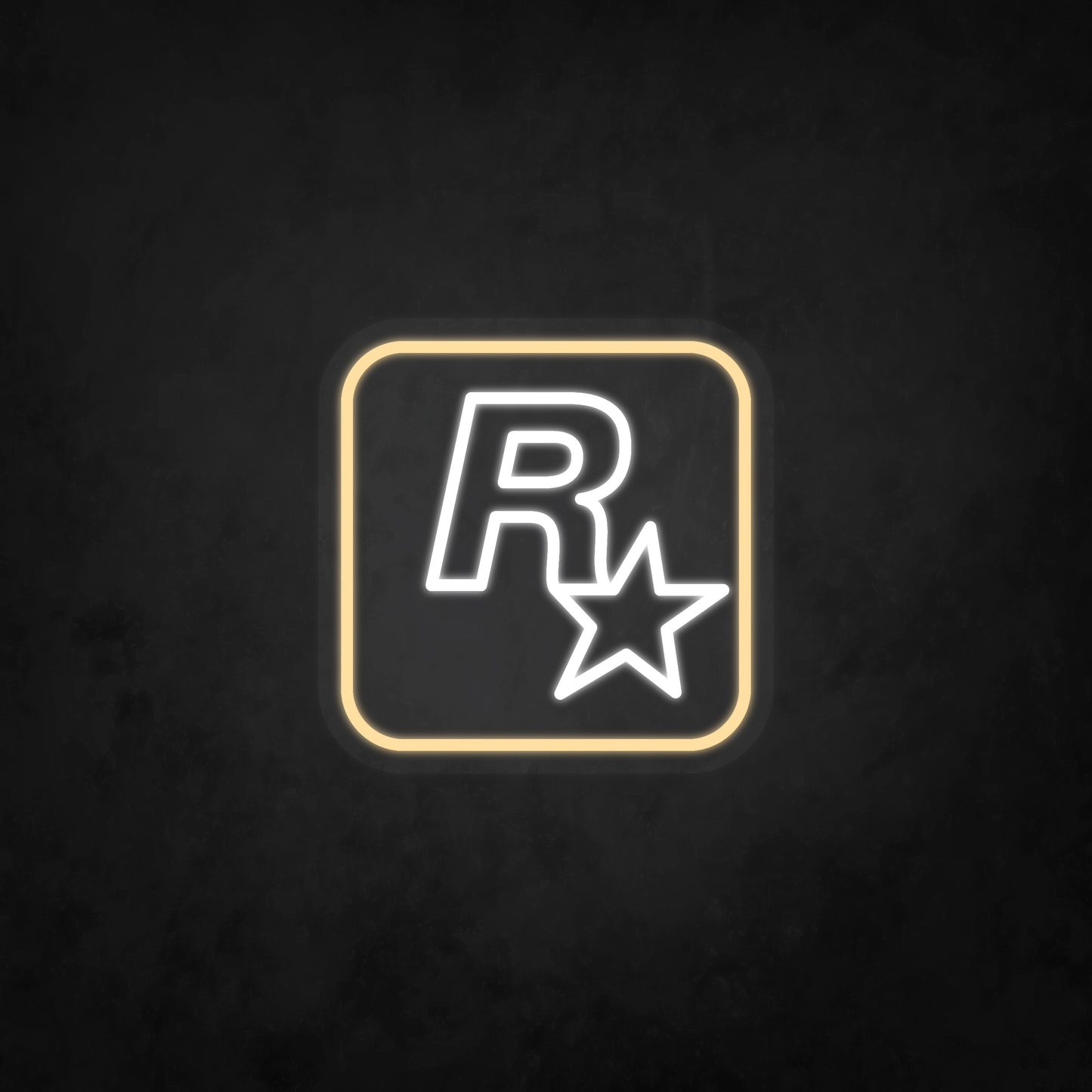 LED Neon Sign - Rockstar Logo