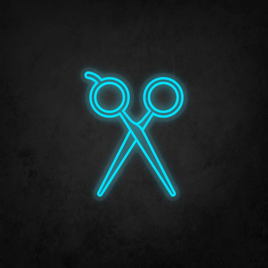 LED Neon Sign - Scissors