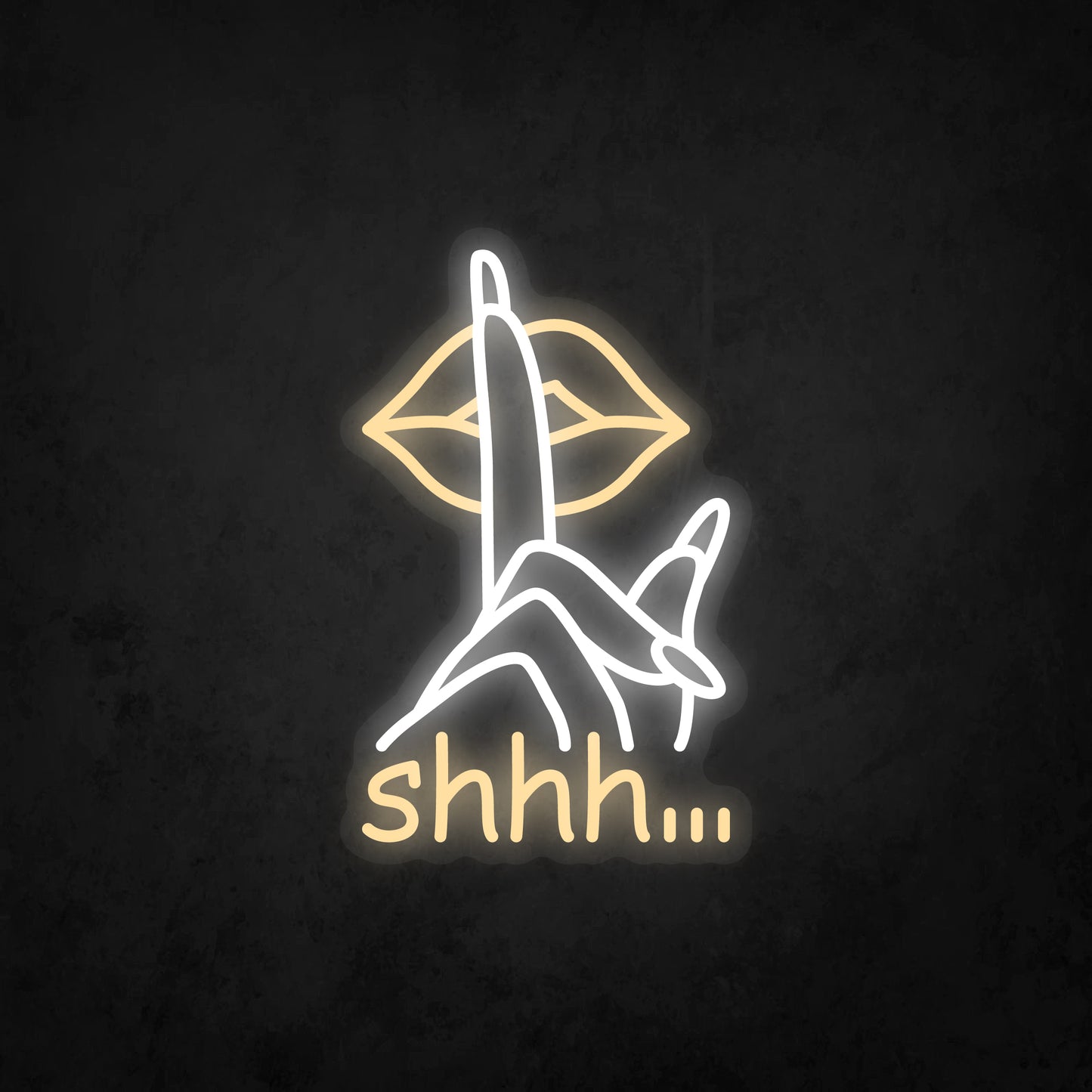 LED Neon Sign - shhh...