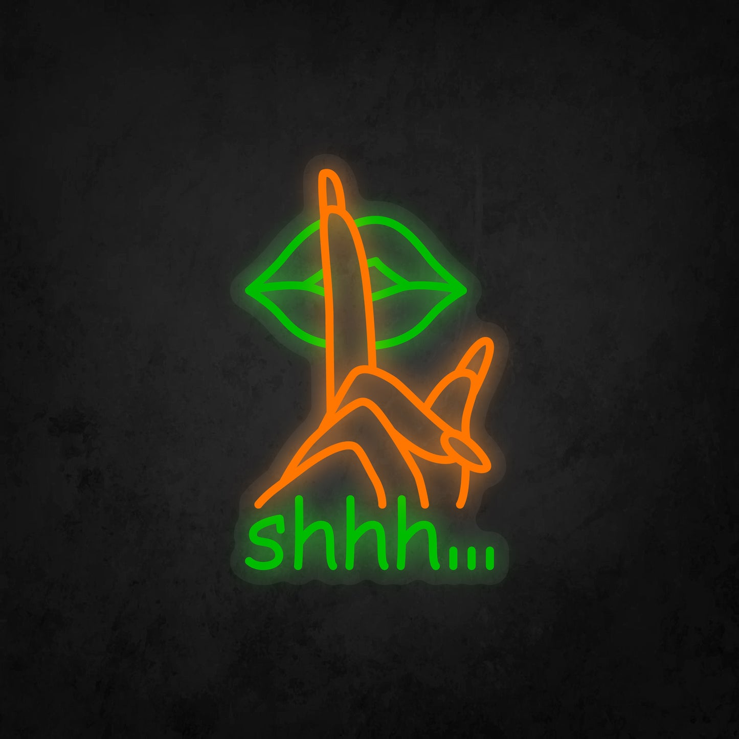 LED Neon Sign - shhh...