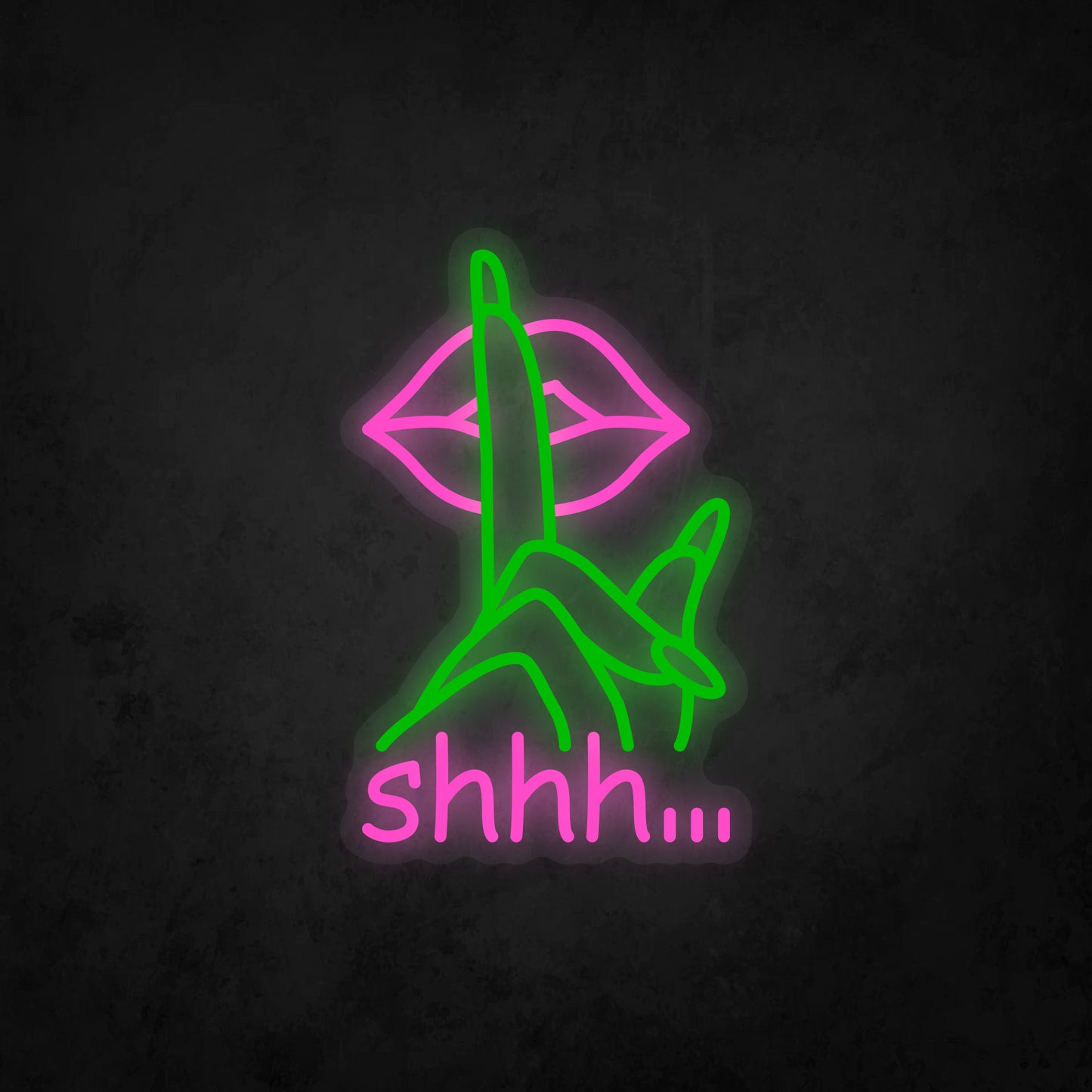 LED Neon Sign - shhh...