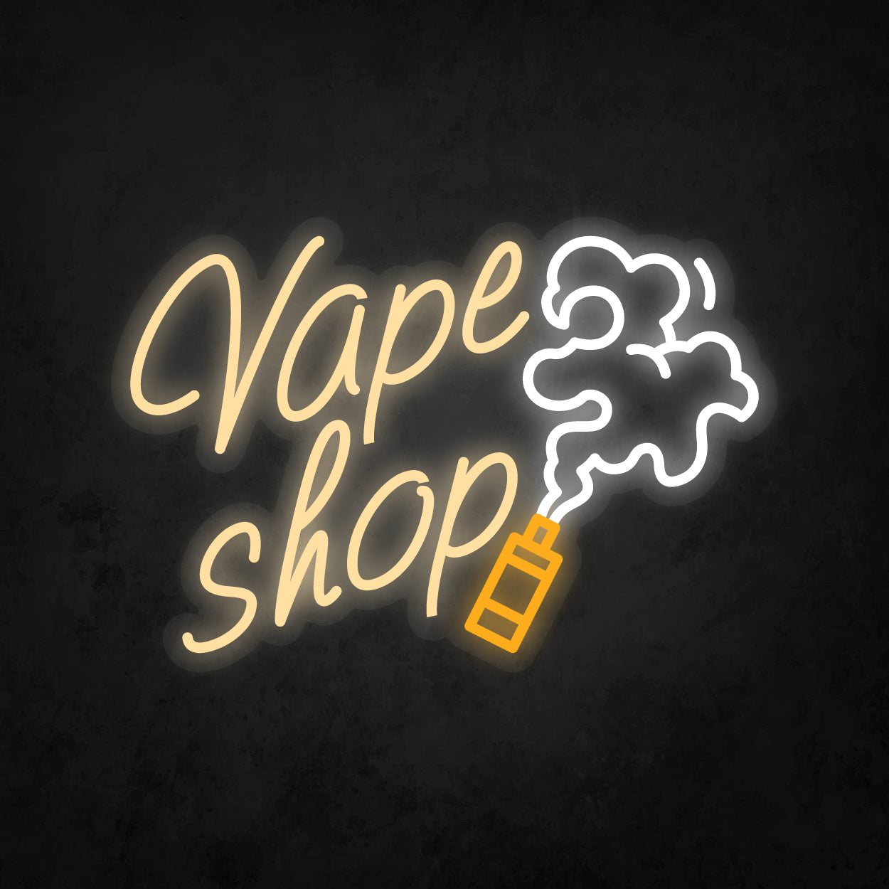 LED Neon Sign - Vape Shop Medium