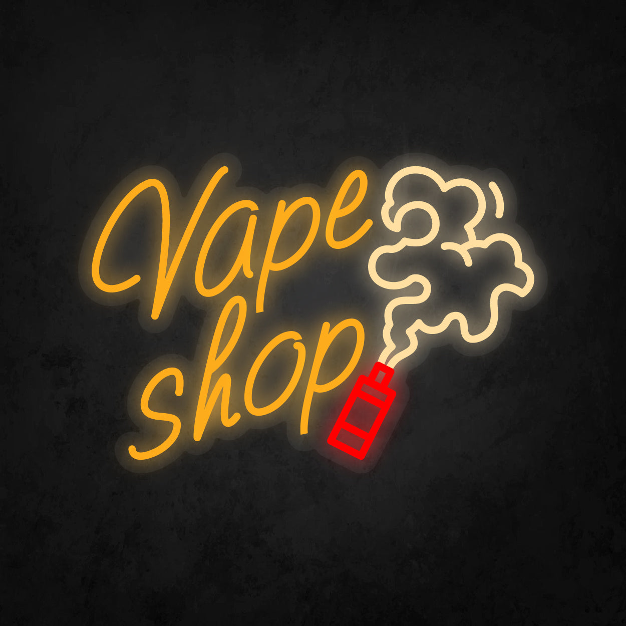 LED Neon Sign - Vape Shop Medium