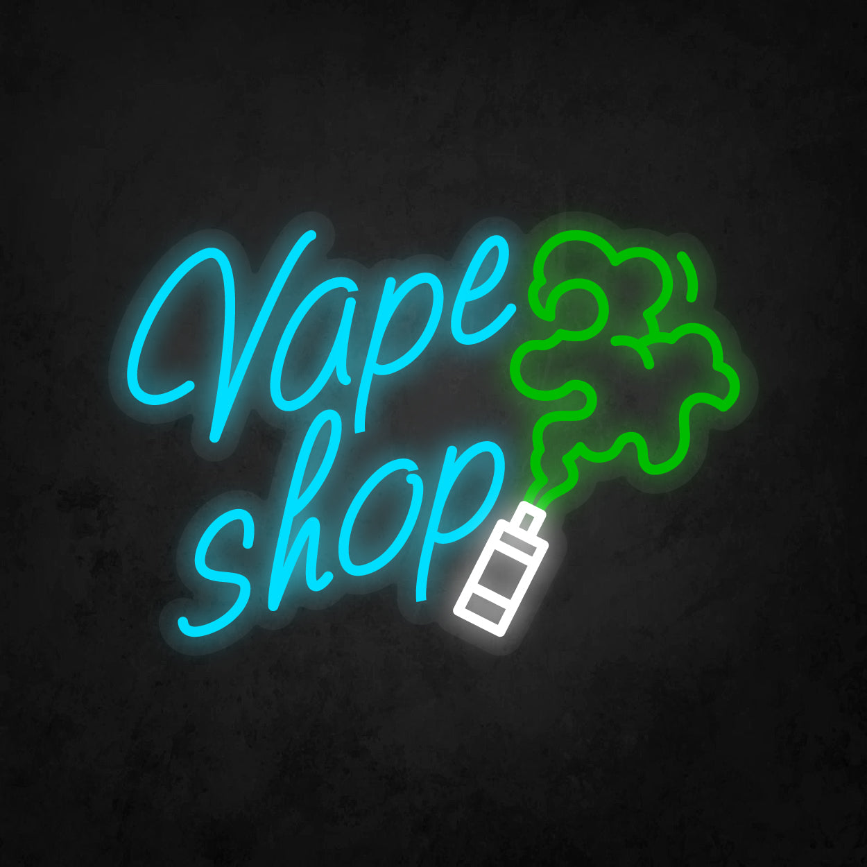 LED Neon Sign - Vape Shop Medium