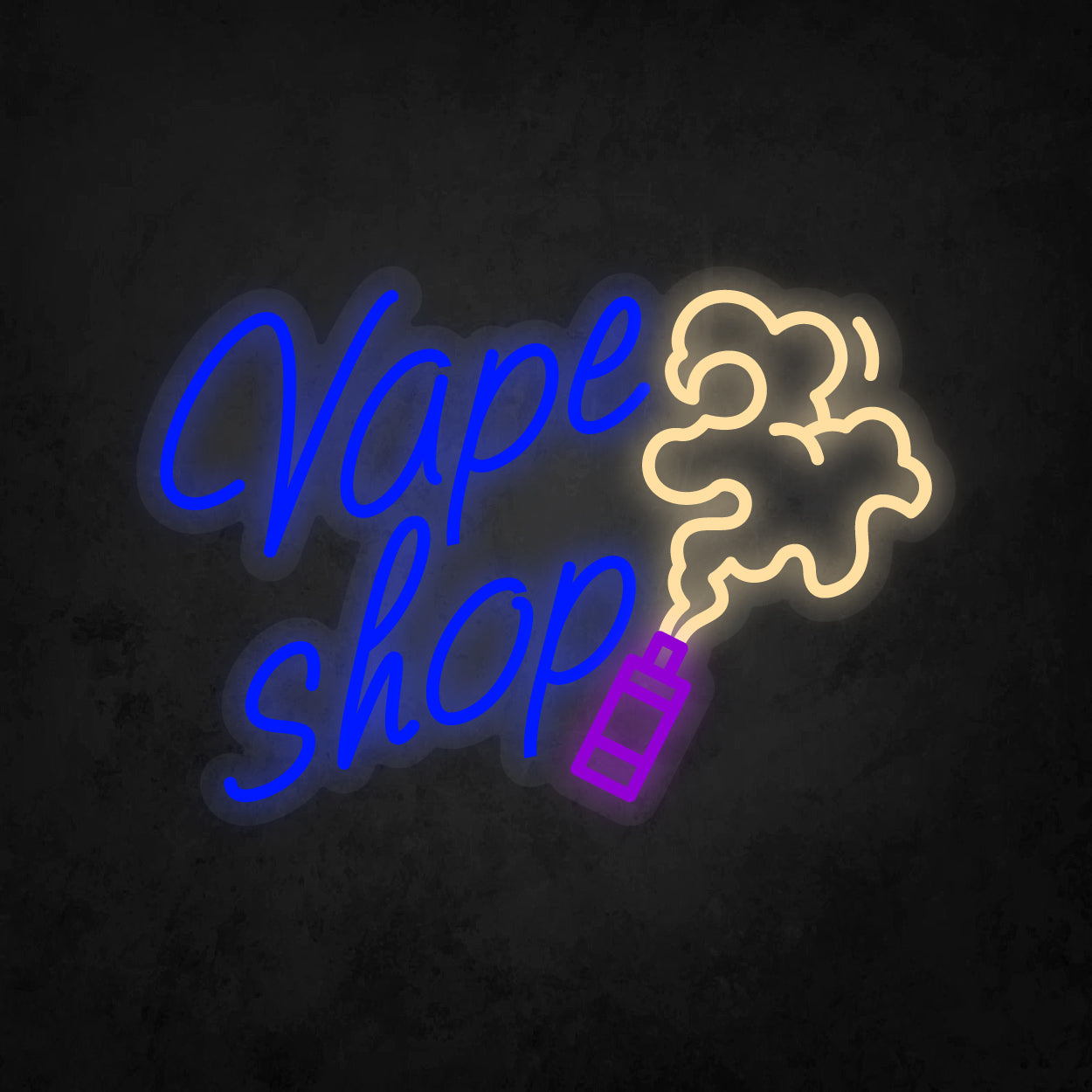 LED Neon Sign - Vape Shop Medium