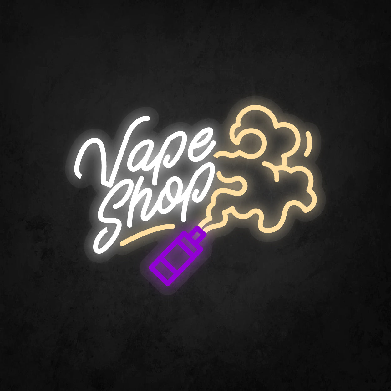 LED Neon Sign - Vape Shop Small