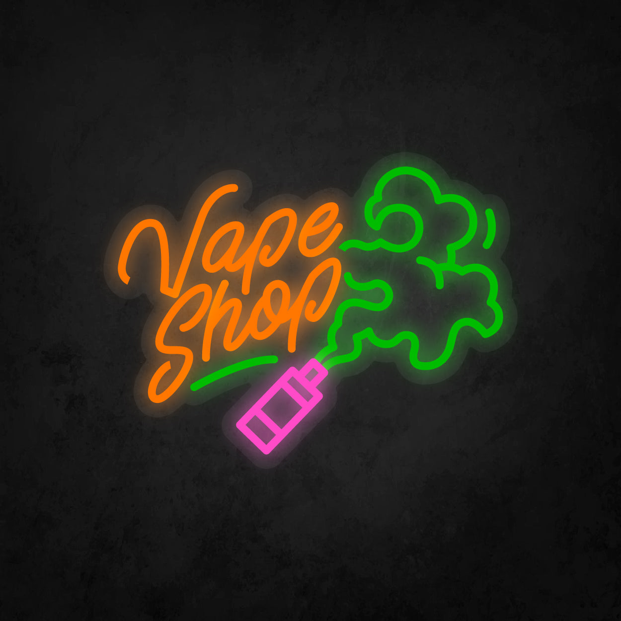 LED Neon Sign - Vape Shop Small