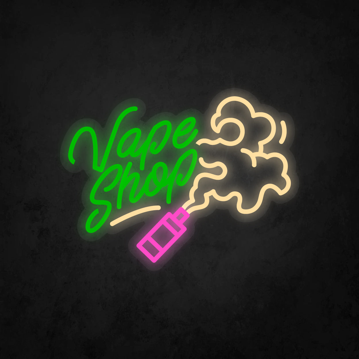 LED Neon Sign - Vape Shop Small