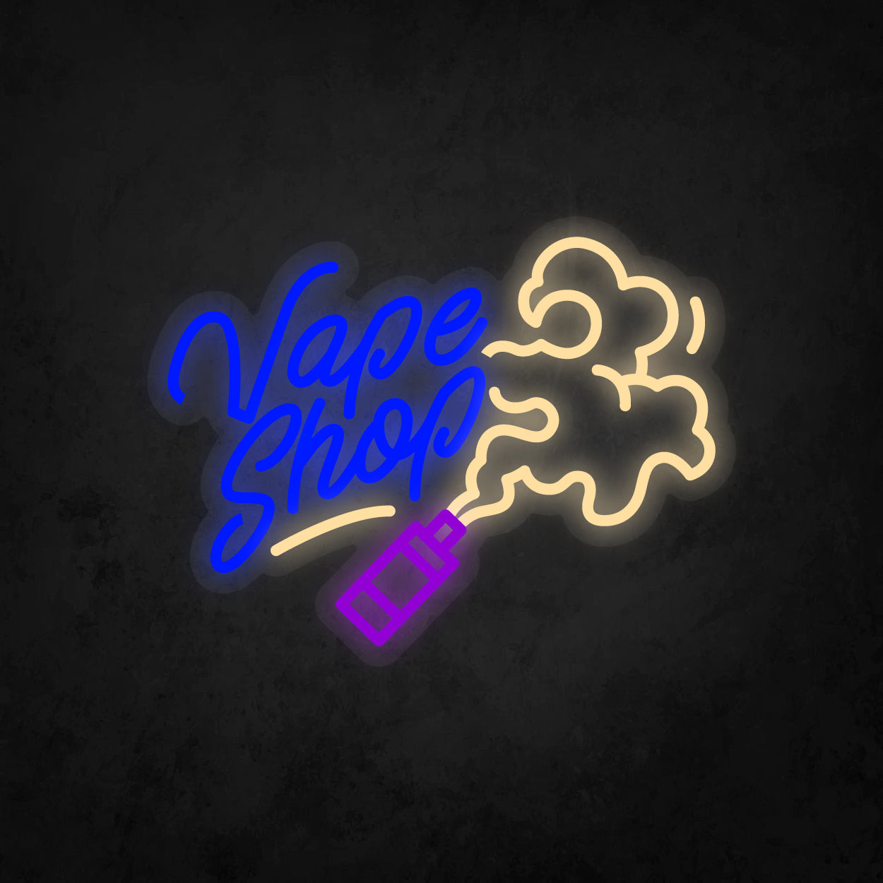LED Neon Sign - Vape Shop Small