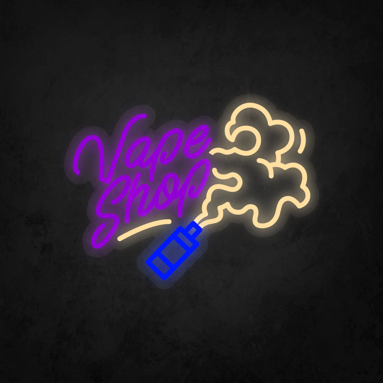 LED Neon Sign - Vape Shop Small