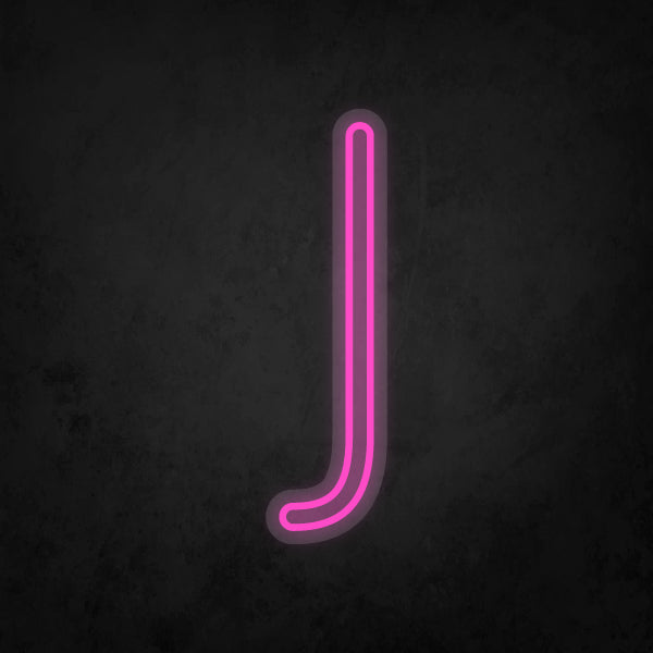 LED Neon Sign - Alphabet - J