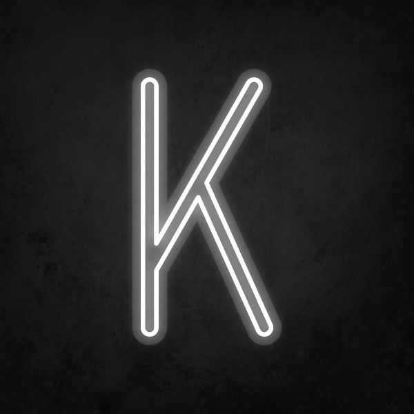LED Neon Sign - Alphabet - K