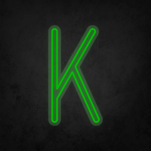 LED Neon Sign - Alphabet - K
