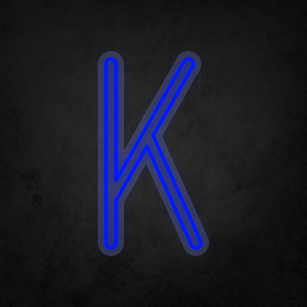LED Neon Sign - Alphabet - K