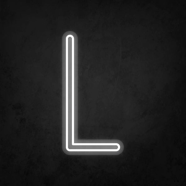 LED Neon Sign - Alphabet - L
