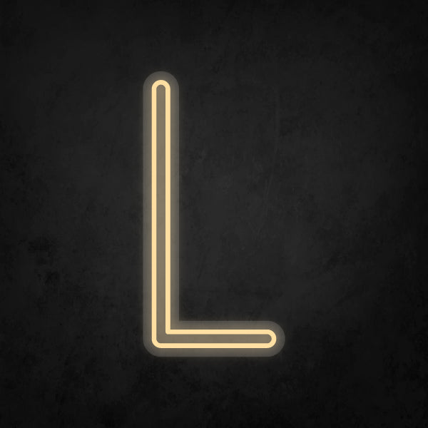 LED Neon Sign - Alphabet - L