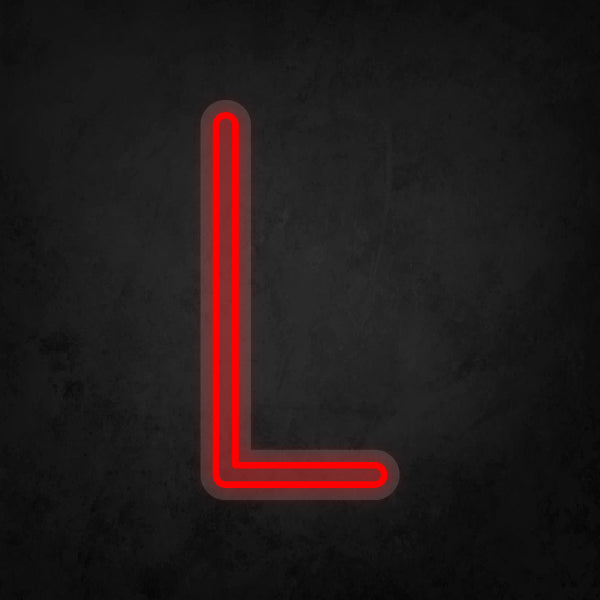 LED Neon Sign - Alphabet - L