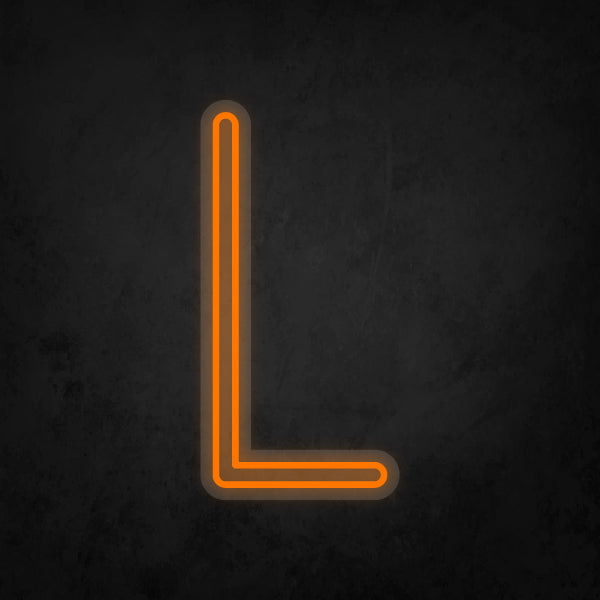 LED Neon Sign - Alphabet - L