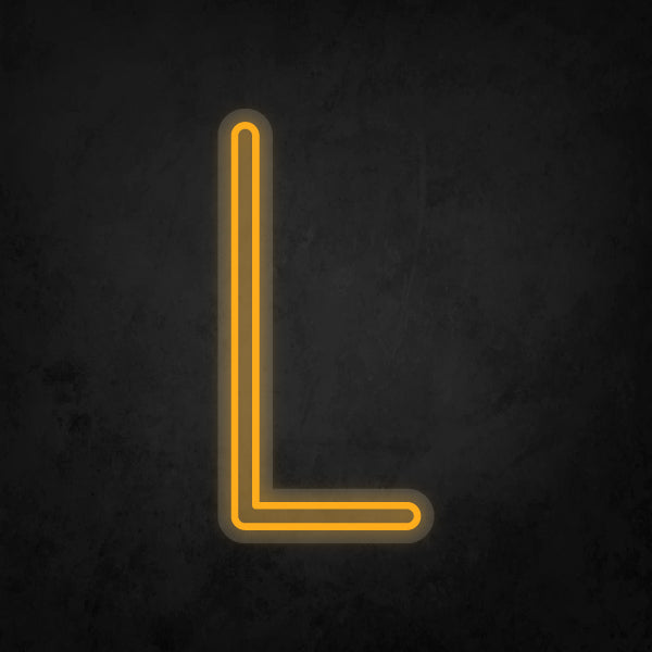 LED Neon Sign - Alphabet - L