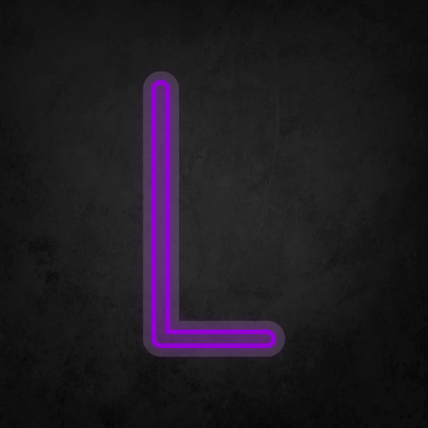 LED Neon Sign - Alphabet - L