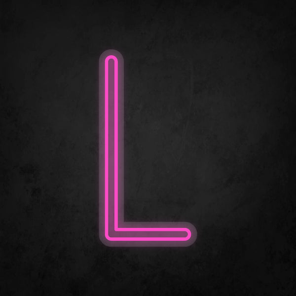 LED Neon Sign - Alphabet - L