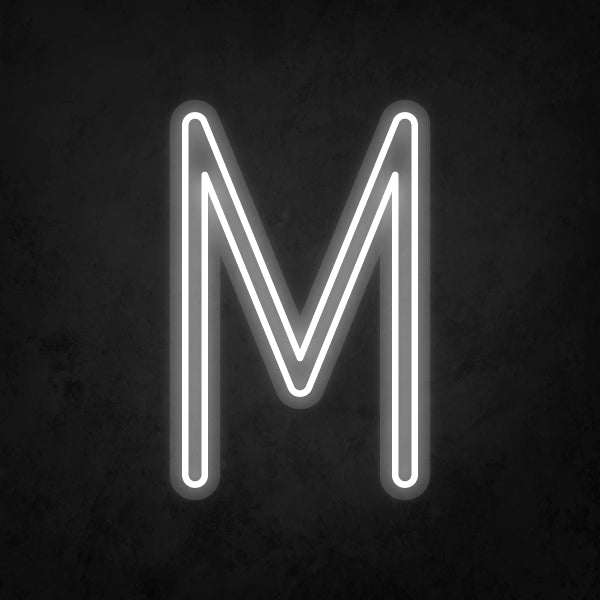 LED Neon Sign - Alphabet - M