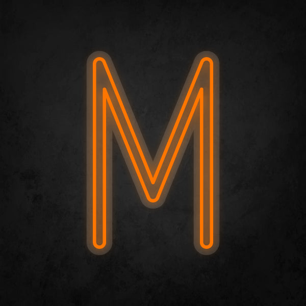 LED Neon Sign - Alphabet - M