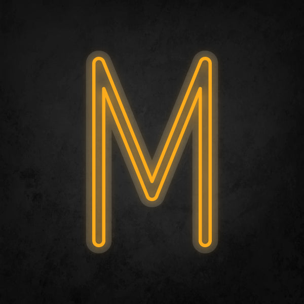 LED Neon Sign - Alphabet - M