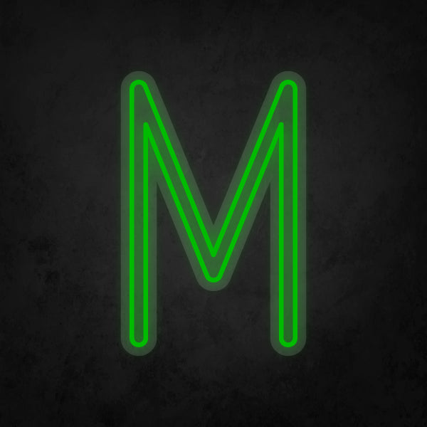 LED Neon Sign - Alphabet - M