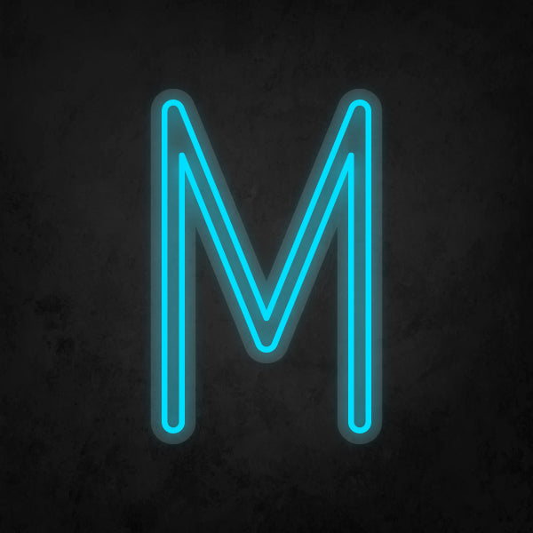 LED Neon Sign - Alphabet - M