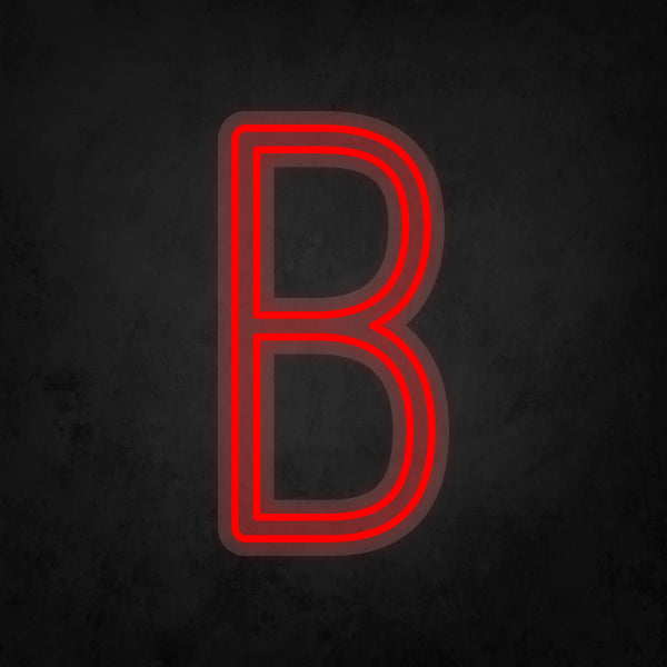 LED Neon Sign - Alphabet - B