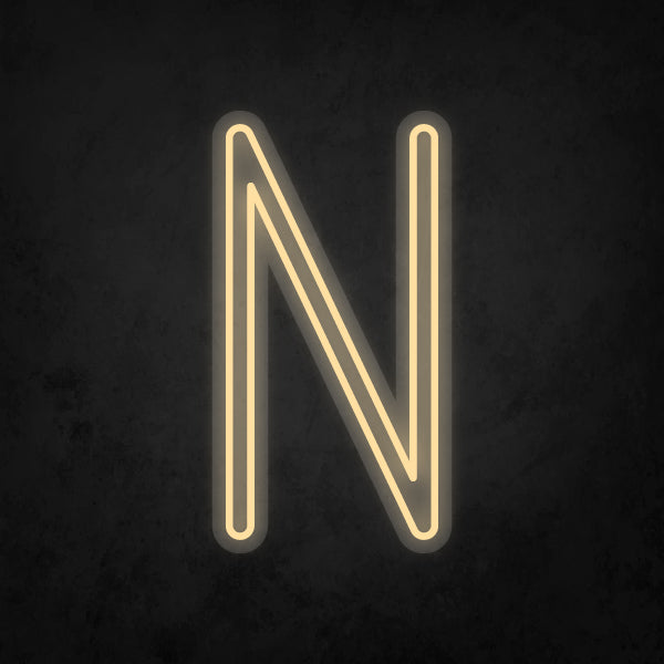 LED Neon Sign - Alphabet - N