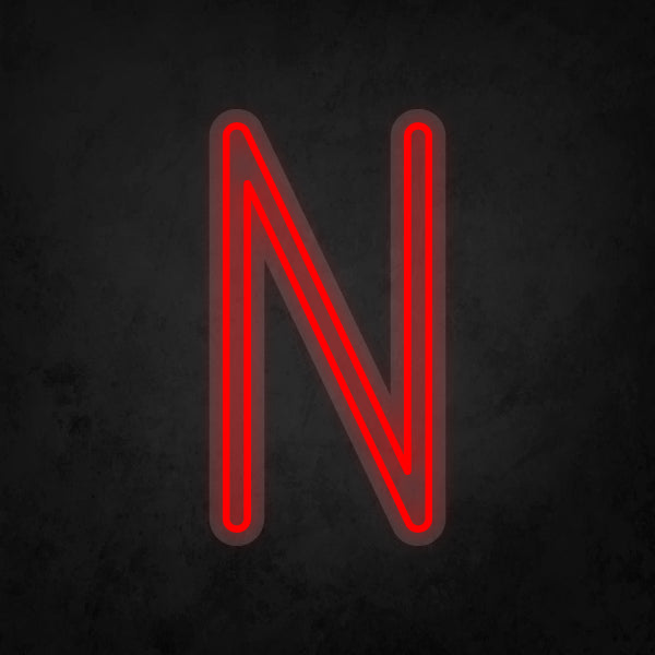 LED Neon Sign - Alphabet - N