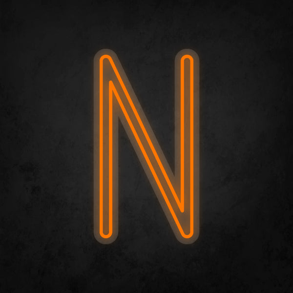 LED Neon Sign - Alphabet - N
