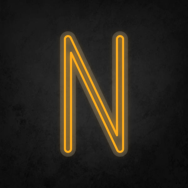 LED Neon Sign - Alphabet - N