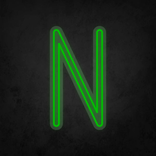 LED Neon Sign - Alphabet - N