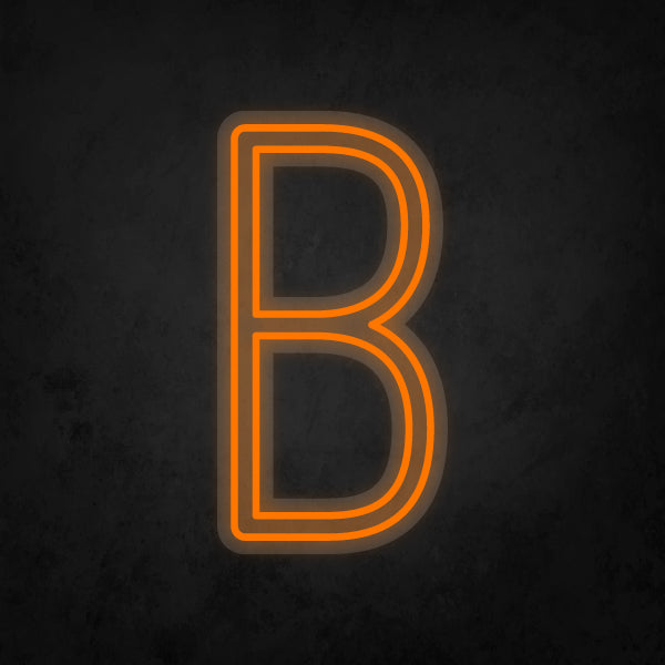 LED Neon Sign - Alphabet - B