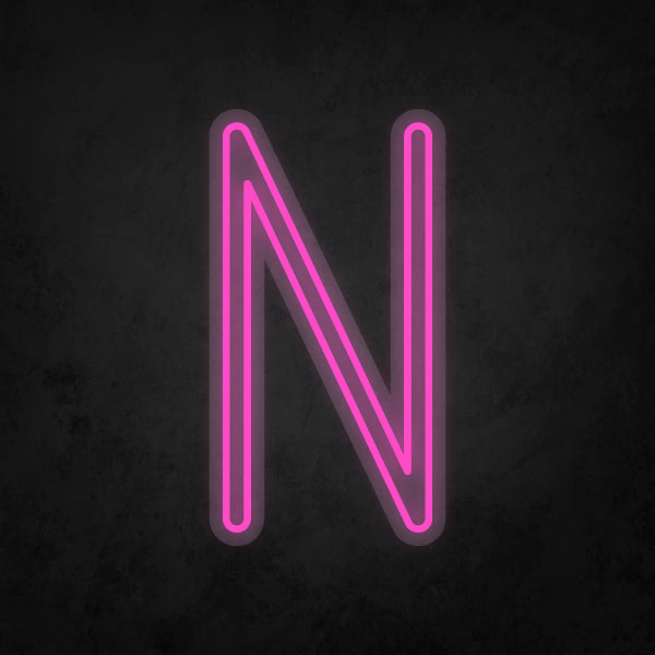 LED Neon Sign - Alphabet - N