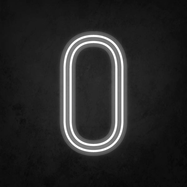 LED Neon Sign - Alphabet - O
