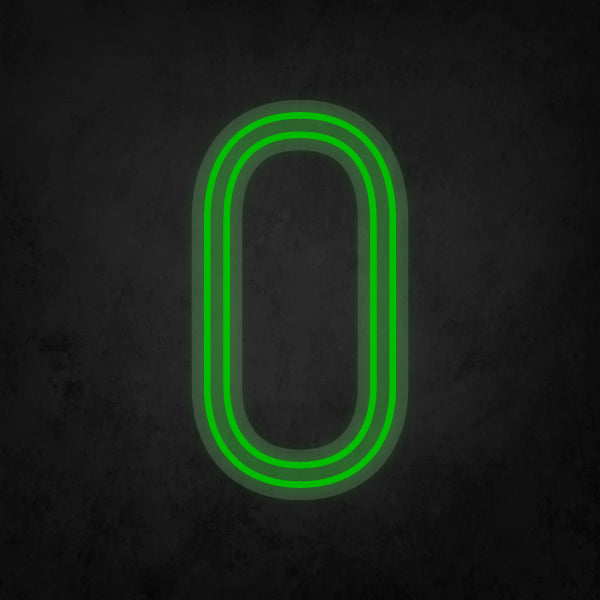LED Neon Sign - Alphabet - O