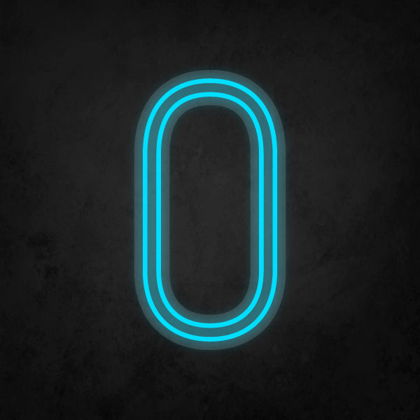 LED Neon Sign - Alphabet - O
