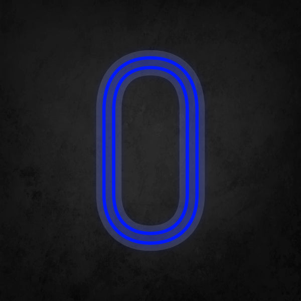 LED Neon Sign - Alphabet - O