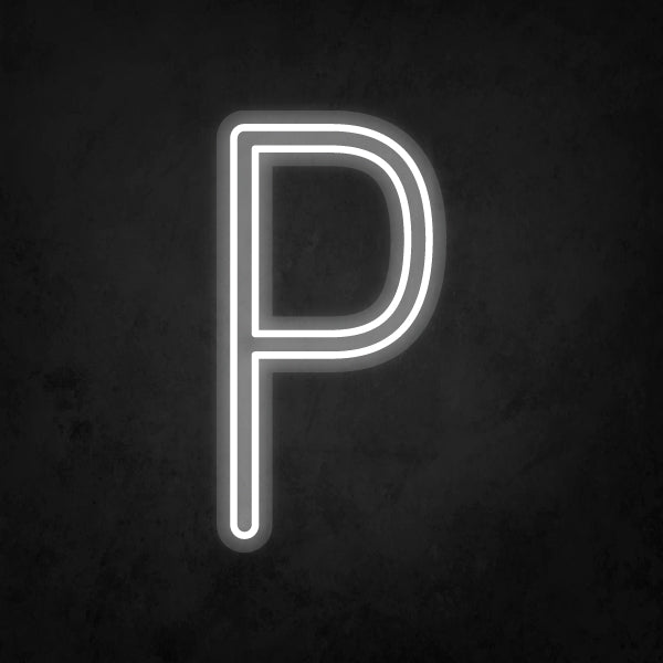 LED Neon Sign - Alphabet - P