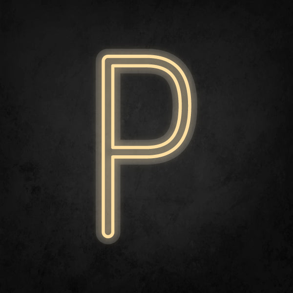 LED Neon Sign - Alphabet - P