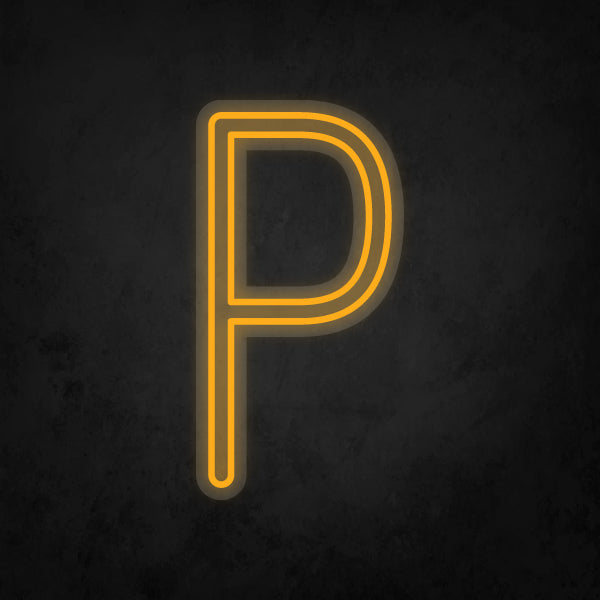 LED Neon Sign - Alphabet - P